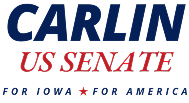 Carlin for US Senate logo