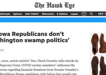 Opinion: Iowa Republicans don’t want ‘Washington swamp politics’